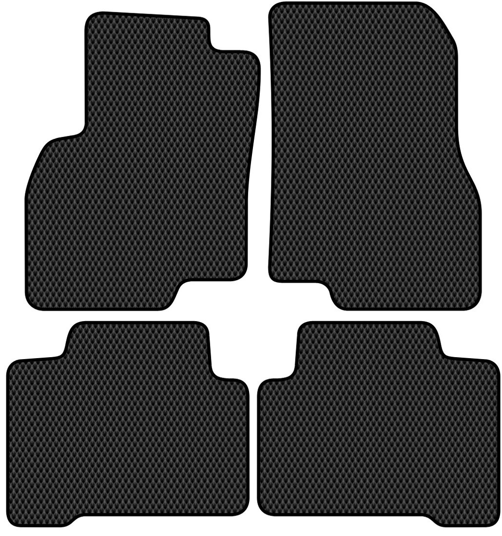 

Комплект ковриков для авто Alicosta Mitsubishi Grandis I (минивэн / NA4W) 2004 - 2009 (черный, ромб)