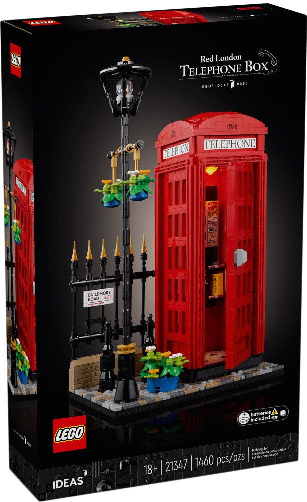 

Конструктор LEGO Ideas 21347 Красная лондонская телефонная будка