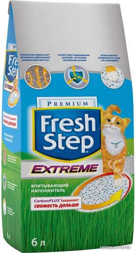 Наполнитель для туалета Fresh Step Extreme 6 л