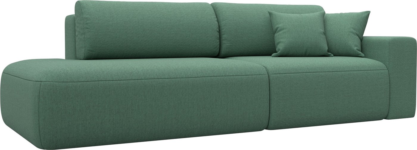 

Диван Лига диванов Лига-036 НПБ Модерн подлокотник справа 124220 (рогожка амур зеленый)