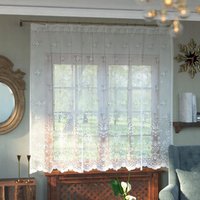 Тюль Лента м489а (165x200, белый)