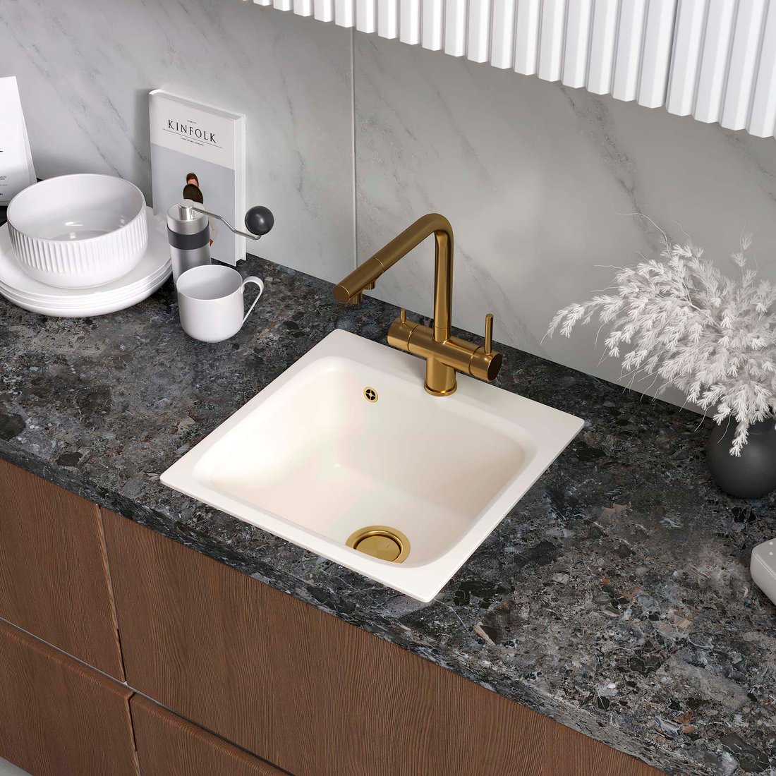 

Кухонная мойка Reflexion Base RX0743WH