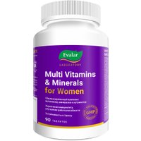 Комплекс Эвалар Мультивитамины и минералы женские (90 таблеток) в Гродно