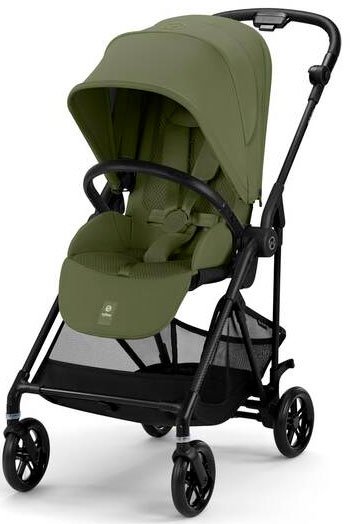 

Коляска прогулочная «книга» Cybex Melio Carbon (moss green)
