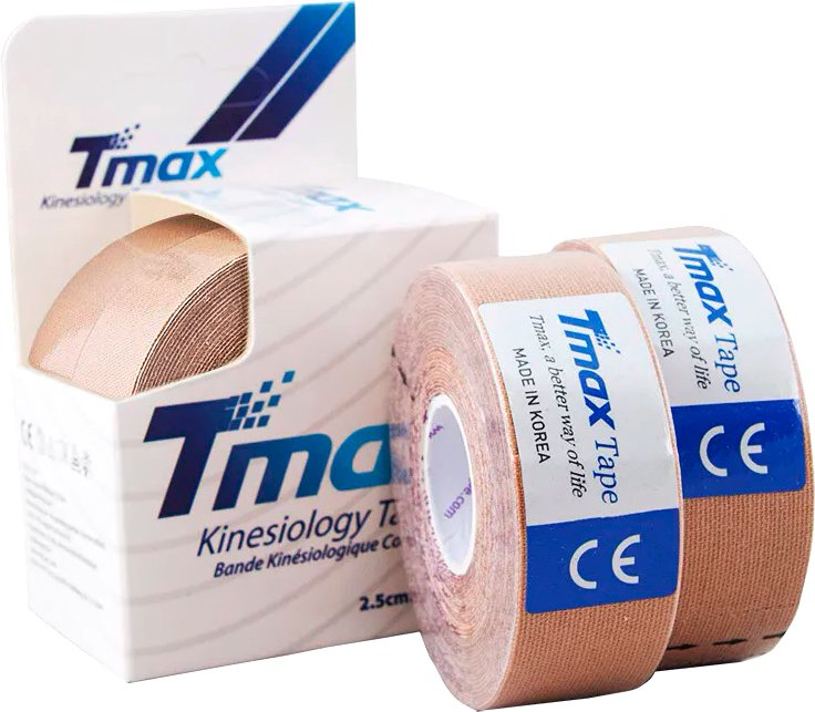 

Тейп Tmax Extra Sticky 2.5 см х 5 м (бежевый)