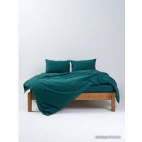 1.5-спальный комплект постельного белья GoodNight Сатин Делюкс 1.5 385244 (изумруд)