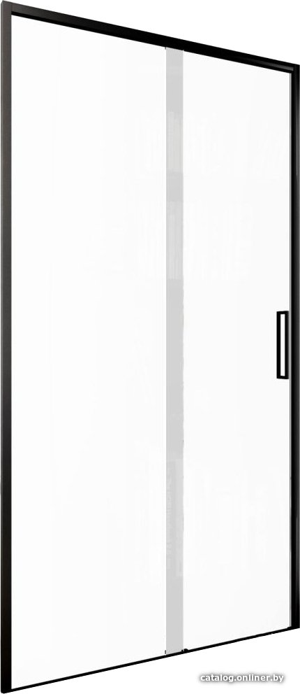 Душевая дверь Aquanet Pleasure Evo 100 AE65-N100-BT (черный анодированный/прозрачное стекло)
