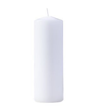 Свеча Дарим Красиво Цилиндр 681097 (белый)