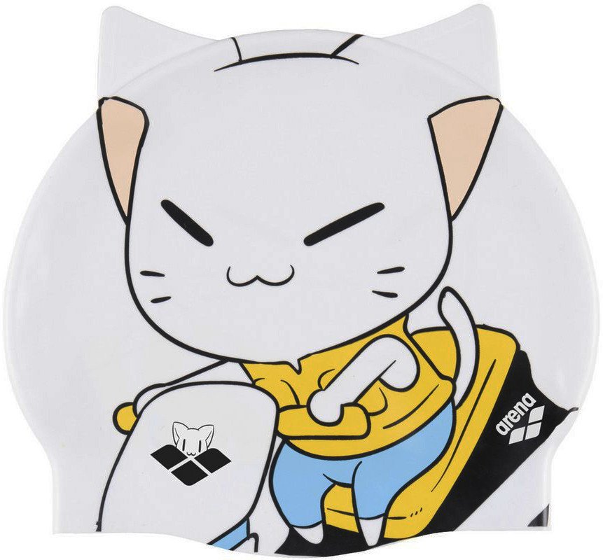 

Шапочка для плавания ARENA Friends Kids Silicone Cap 003803 310 (белый/желтый)