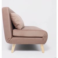 Диван DiArt Элли 100 (велюр, бежевый Велютто люкс 22 /бук)