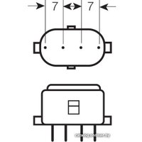 Люминесцентная лампа Osram Dulux S/E 2G7 11 Вт 4000 К