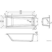Ванна Lavinia Boho Rock 160x75 37070060