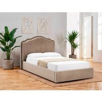 Кровать Signal Florencja Velvet Bluvel 40 140/200 (темно-бежевый)