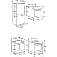 Электрический духовой шкаф Candy COS615NL
