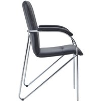 Офисный стул Helmi Самба М HL-F04 344607 (металл хром/экокожа/черный BOX2)