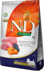 N&D Pumpkin Lamb, Pumpkin & Blueberry Adult Mini (с ягненком, тыквой и черникой) 800 г