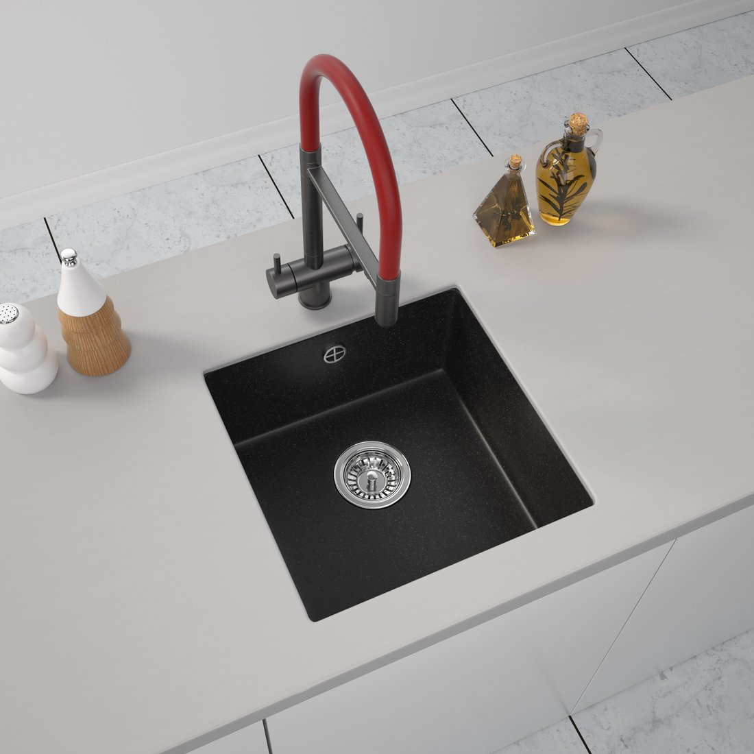 

Кухонная мойка ZorG Subline 40 (черный опал)