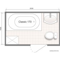 Ванна Domani-Spa Classic 170x70