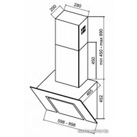 Кухонная вытяжка KUPPERSBERG F 660 W