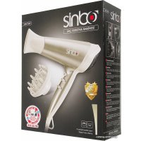 Фен Sinbo SHD 7039 (черный/серебристый)