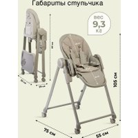 Высокий стульчик PEPPY Sommelier 2.0 (olive)