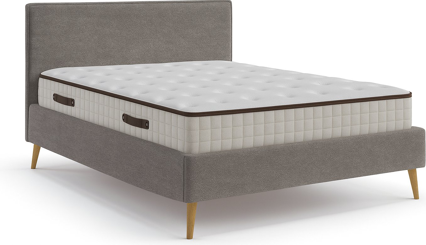 

Кровать Sonit Narsis 180x200 шенилл Eclipse (07 светло-серый)