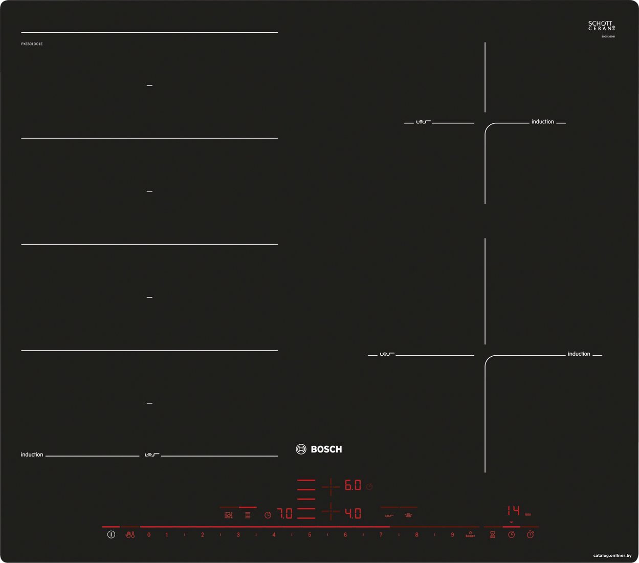 Варочная панель Bosch PXE601DC1E