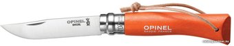 Складной нож Opinel N°7 Trekking нержавеющая сталь (оранжевый)