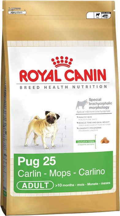 

Сухой корм для собак Royal Canin Pug 25 0.5 кг