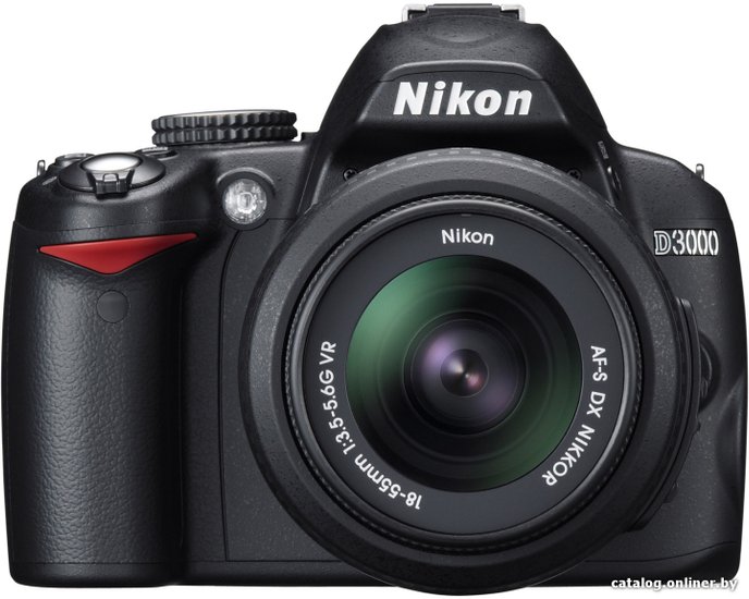 Nikon D3000 Kit 18-55mm VR зеркальный фотоаппарат купить в Минске