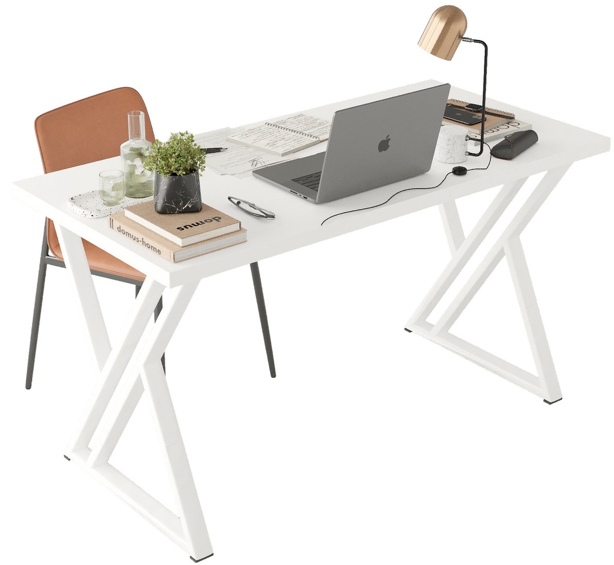 

Стол Домус Гранд 12.016.403.01 (белый/металл белый)