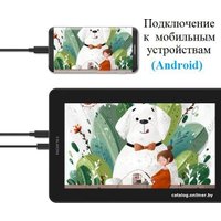 Графический монитор Huion Kamvas 12 (черный/оранжевый)
