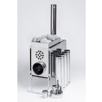 Свободностоящая печь-камин Инвент Малая с теплообменником (с экраном)