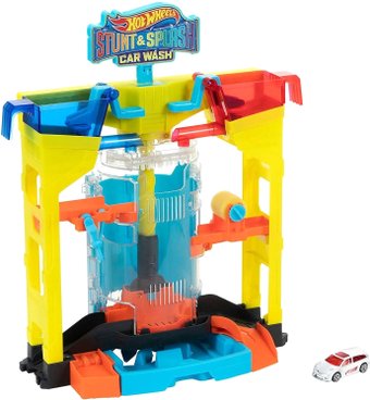 Элемент трека Hot Wheels Мойка Трюки и брызги GRW37