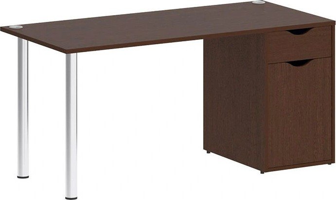 

Стол Riva Home Office VR.SP-3-158.1 Silver (венге цаво)