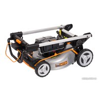 Газонокосилка Worx WG761E (с 4-мя АКБ)