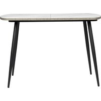 Кухонный стол ВВР Раздвижной пластиковый (лавант/бетон светлый/черный конус 110-150/70)