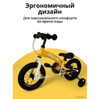 Беговел-велосипед Bubago Rollin BG-166-1 (желтый)