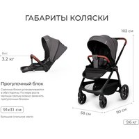 Универсальная коляска Tomix Selena 2в1 P02 (черный)