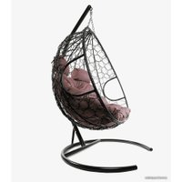 Подвесное кресло M-Group Для двоих 11450205 (коричневый ротанг/коричневая подушка)