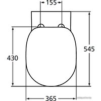 Унитаз подвесной Ideal Standard Connect E 8035 01 (с сиденьем SoftClose)