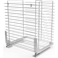  Lauter Шкаф-пенал для ванной Mia 40 с корзиной для белья (навесной, белый глянец)