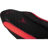 Игровое (геймерское) кресло Knight Explore (черный/красный)