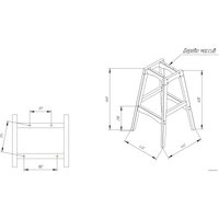 Стул с подлокотниками Sheffilton SHT-ST31-C1/S65-1 (пепельный/венге)