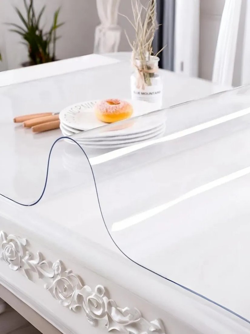 

Скатерть Dekorelle Гибкое стекло 120x80см 1.5мм (прозрачный)