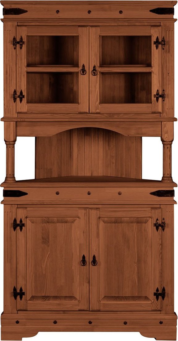 Шкаф-витрина ФанДОК Викинг 25 Ф-181.25 (орех)