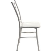 Стул ВВР Трилогия (белый крокодил/белый, экокожа)