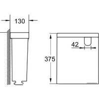 Унитаз напольный Aquanet Rimless Cube 2-C CL-12288 + CL-12288-1
