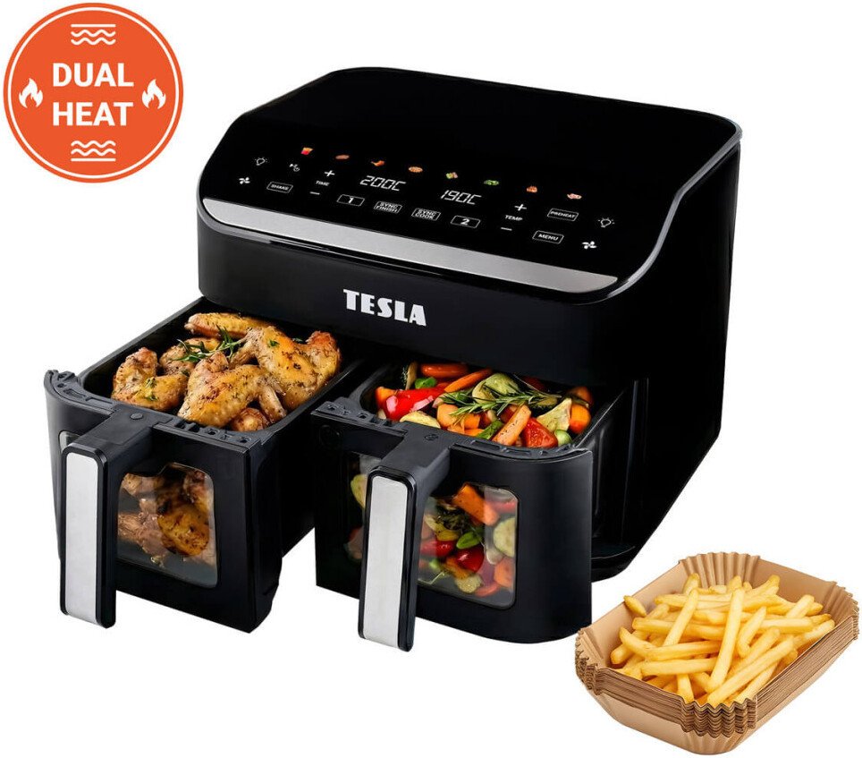 Аэрогриль (аэрофритюрница) Tesla Electronics DualHeat QD464 XXL