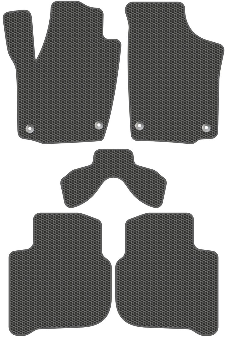 

Комплект ковриков для авто Alicosta Volkswagen Polo VI (лифтбек / MK6) 2020 - Н.В. (серый)